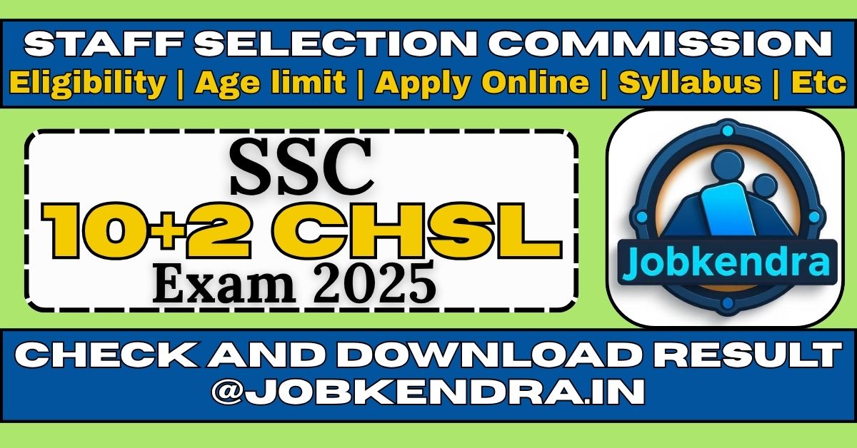 SSC CHSL 2025